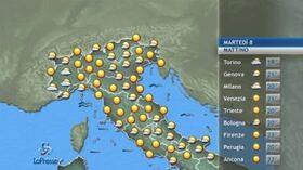 Meteo, le previsioni di martedì 8 settembre