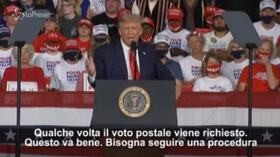 Usa 2020, Trump continua a suggerire il doppio voto