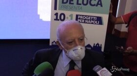 Regionali, De Luca: “A chiacchiere rispondiamo con fatti, anzi a volte miracoli”