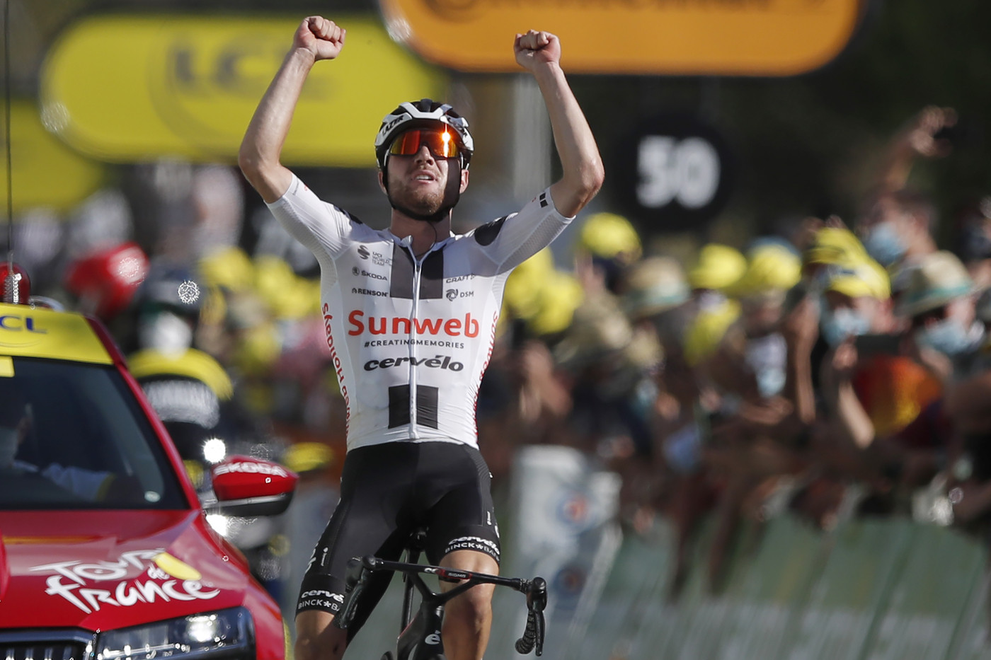 Tour de France:  A Sarran Hirschi si aggiudica la 12a tappa