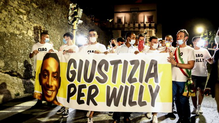 A Paliano i funerali di Willy: alle esequie Conte, Zingaretti e Lamorgese