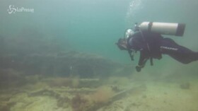 Messico, relitto di una barca in fondo al mare: serviva per la tratta degli schiavi