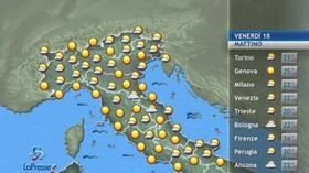Le previsioni del tempo di venerdì 18 settembre