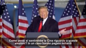 Trump: “L’agenda di Biden è fatta in Cina. La mia negli Usa”