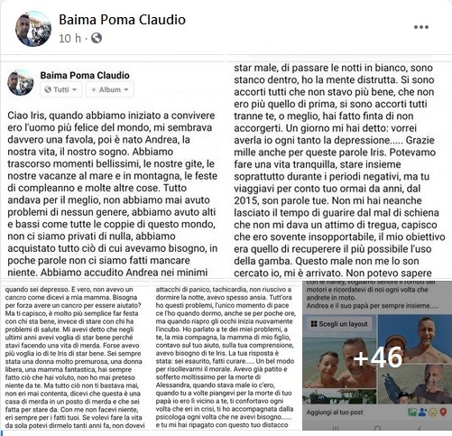 Torino, uccide il figlio e si spara: lo aveva annunciato su Facebook