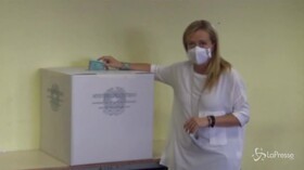Election day, Giorgia Meloni al voto a Roma
