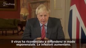 Regno Unito, Boris Johnson nel discorso alla Nazione: “Virus si sta diffondendo, serve disciplina”
