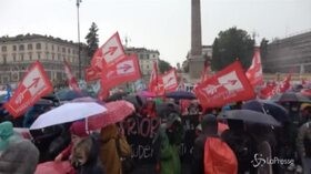 Roma, in migliaia in Piazza del Popolo per una scuola migliore