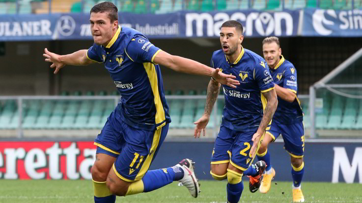 Serie A: il Verona batte di misura l'Udinese, decide Favilli