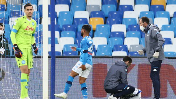 Napoli: lesione al bicipite femorale sinistro per Insigne