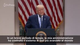 Covid, Trump: “Abbiamo sistema di test più avanzato al mondo”