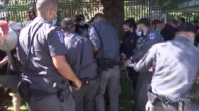 Israele, proteste anti lockdown: scontri con la polizia