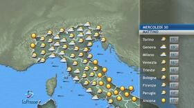 meteo, mercoledì 30 settembre