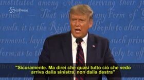Usa 2020, Trump non riesce a condannare i suprematisti bianchi: “Sono antifascisti il problema”
