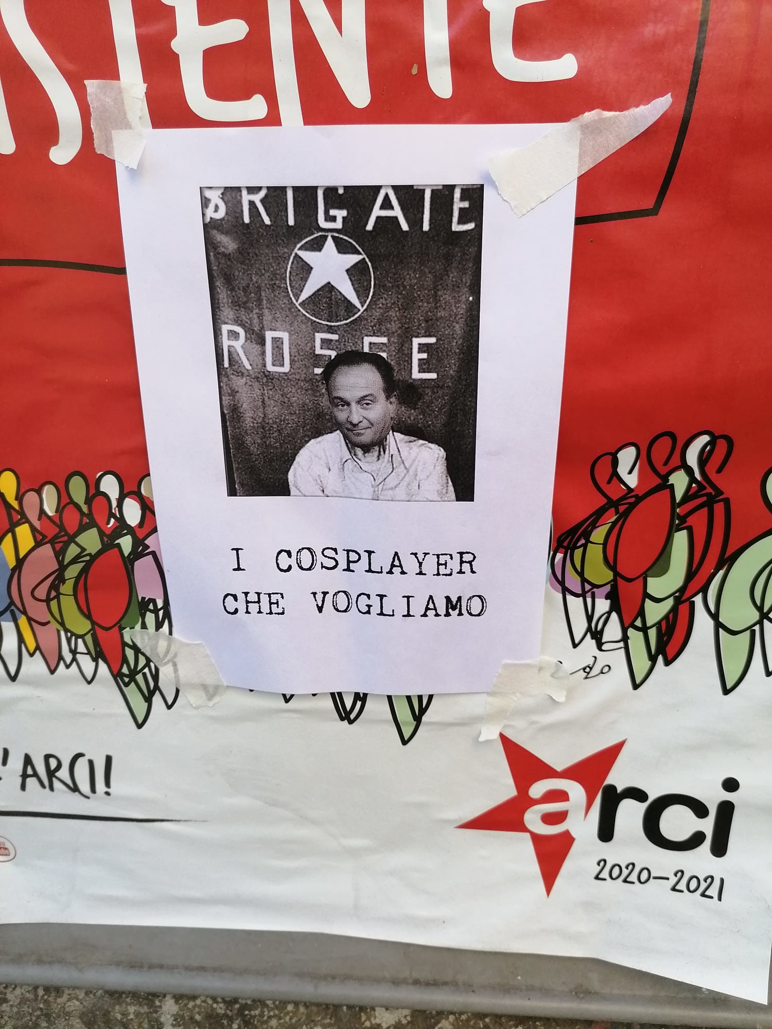 Manifesto Cirio come Moro a Torino, Askatasuna: Messinscena, noi abbiamo sempre firmato i nostri volantini
