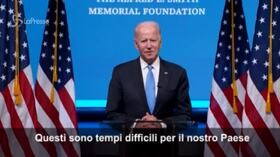 Usa2020, Biden: “Sono tempi difficili per il nostro Paese”