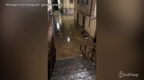 Maltempo in Liguria, esonda il Roja: Ventimiglia allagata