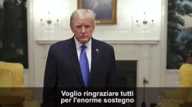 Coronavirus, Trump su Twitter: “Sto bene, grazie per il supporto”