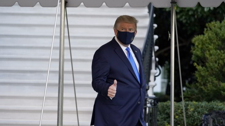 Trump positivo al Covid, il medico curante: "Stamattina sta molto bene"