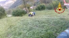 Maltempo, Vigili del fuoco soccorrono dispersi sul Colle di Tenda