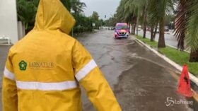 Messico, la tempesta Gamma raggiunge le coste dello Yucatan
