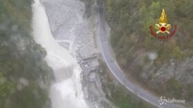 Maltempo, la Val Tanaro ripresa dall’elicottero dei Vigili del Fuoco