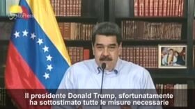 Il messaggio di Maduro a Trump: “È un nemico ma spero che guarisca”