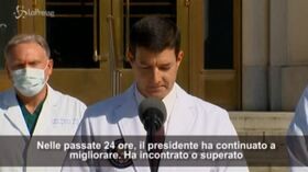 Il medico di Trump: “Non ancora fuori pericolo, ma continui miglioramenti”