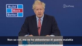 Coronavirus, Johnson: “Ne ho avuto abbastanza, lo sconfiggeremo come ogni altro nostro invasore”