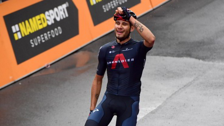 Giro d'Italia: l'azzurro Ganna conquista la quinta tappa