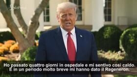 Trump: “Prendere il virus è stata una benedizione di Dio”