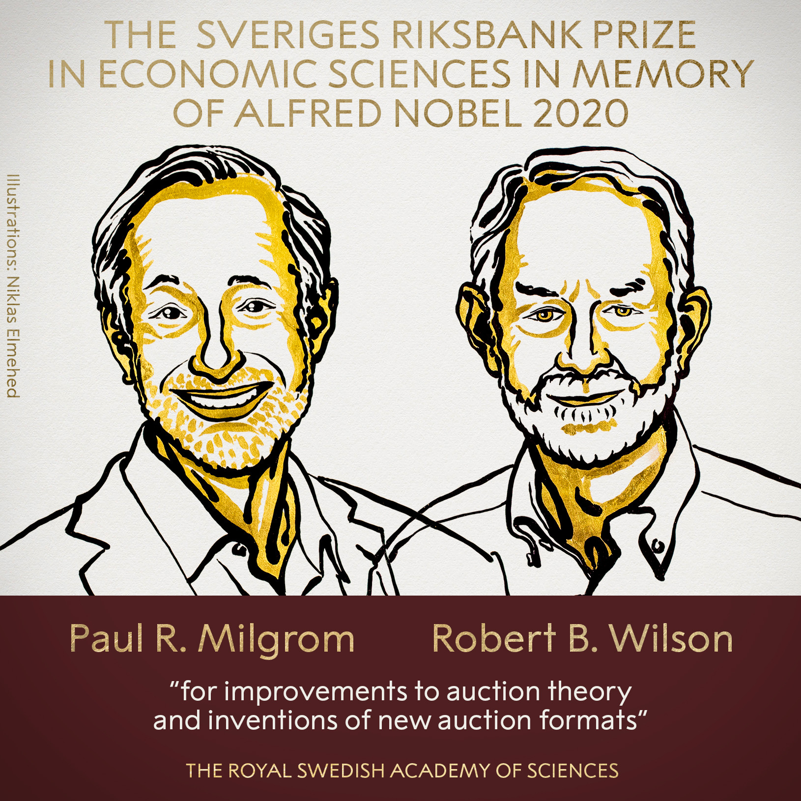 Nobel per l’Economia a Milgrom e Wilson