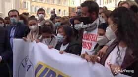 La Lega in piazza per i pescatori di Mazara del Vallo: “Riportiamoli a casa”
