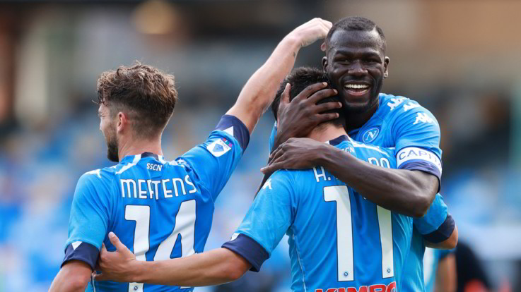 Serie A, il Napoli travolge l'Atalanta: 4-1