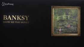 All’asta il capolavoro di Banksy “Show me the Monet”