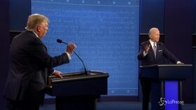 Usa 2020, nel dibattito Trump-Biden microfoni silenziati
