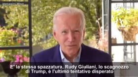 Usa2020, Biden sulle accuse mosse da Trump: “Ultimo tentativo disperato di screditarmi”