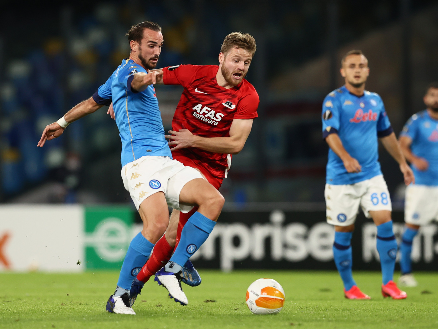 Europa League, Napoli beffato in casa da un AZ decimato dal Covid
