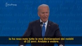 Tasse, Biden accusa Trump: “Cosa nascondi?”