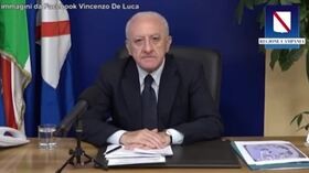 Covid, De Luca: “In Campania 9 morti ogni 100 mila abitanti, un miracolo”