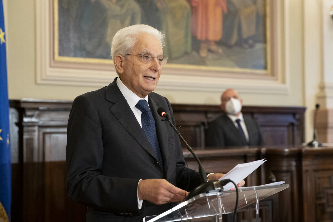 Mattarella: “Il virus sarà sconfitto dalla ricerca, è antidoto contro fake news”