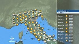 meteo, mercoledì 28 ottobre