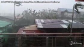 Filippine, 4 morti per il tifone Goni