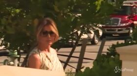 La first lady Melania Trump in Florida per il voto
