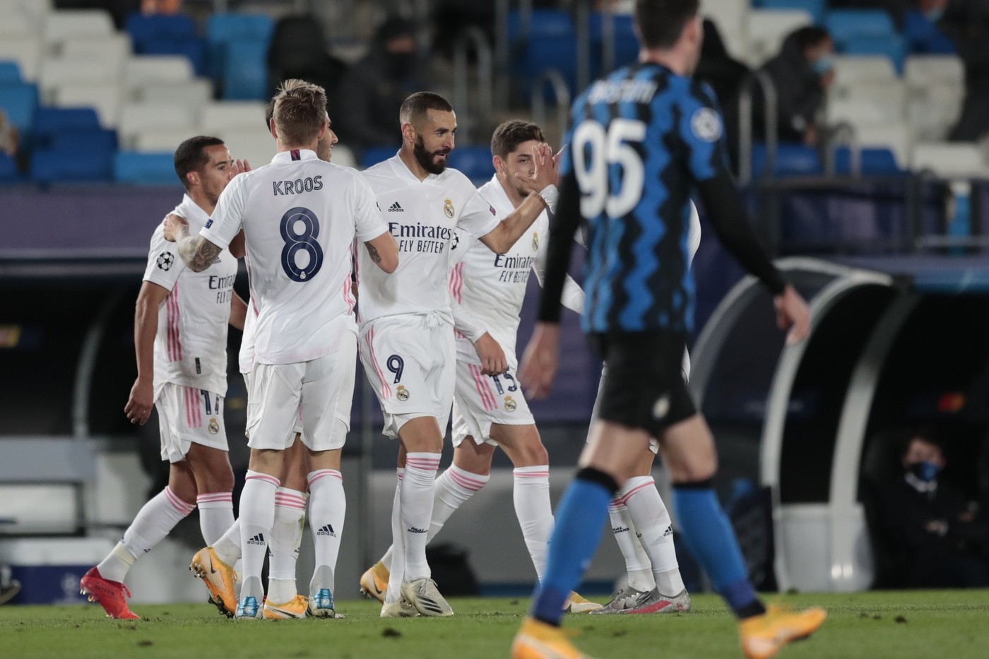 Champions: Inter ko a Madrid, il Real si impone 3-2