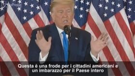 Trump: “E’ in corso una frode, andremo alla Corte Suprema”