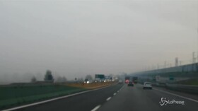 Da oggi in vigore Dpcm, sulla A4 Torino-Milano nessun segno di lockdown