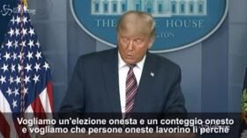 Usa 2020, Trump: “Non ci faremo rubare le elezioni”