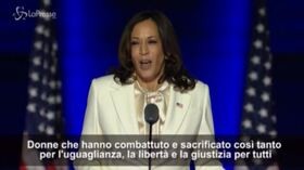 Usa2020, Kamala Harris celebra le donne: “Sono la spina dorsale della nostra democrazia”