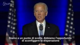 Usa2020, Biden: “Il mondo ci sta guardando, dobbiamo essere il faro del pianeta”